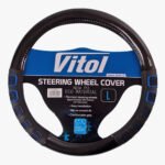 Чохол на кермо VLU-2310001 L чорний/БО