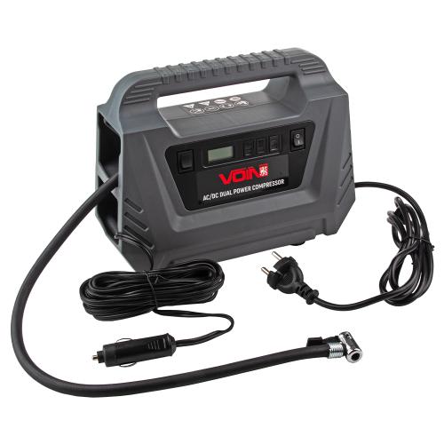 Автомобільний компресор VOIN VC-220 150 PSI AC/DC автостоп