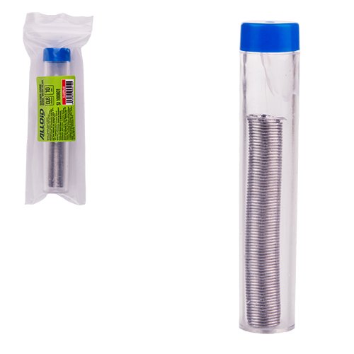 Припій із флюсом Alloid 0,8 мм 10 г у колбі