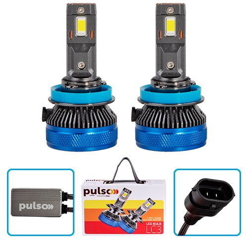 LED лампи PULSO LC3 H11/H8/H9/H16 13000 лм 6000K