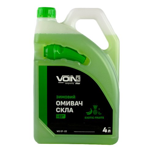 Зимовий омивач скла VOIN "-22" Exotic Fruits 4 л (каністра з лійкою)