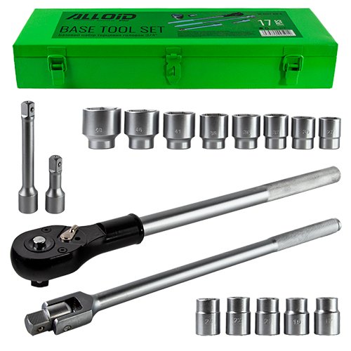 Набір торцевих головок Alloid 3/4" 17 пр. 17–50 мм
