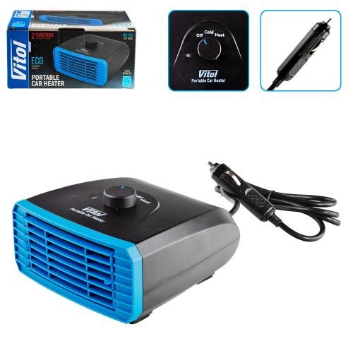 Автомобільний обігрівач HX-101 12V 150 Вт — керамічний, 2 режими