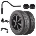 Комплект коліс для генератора VOIN GV-4000ie — колеса, вісь, ручка