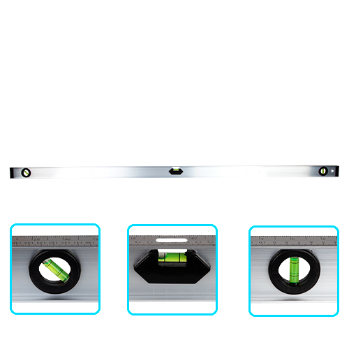 Будівельний рівень Alloid 150 см 3 капсули 2 ручки