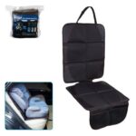 Килимок захисний під автокрісло 122×48 см чорний, протиковзкий