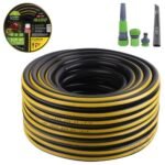 Шланг армований 4-х шаровий, "Ruby Ant" 3/4" 30 м + подарунок розприскувач "Равлик", 2 адаптори, конектор і ніж. Alloid Pro