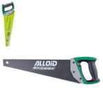 Ножівка по дереву з тефлоновим покриттям 400мм, гартований зуб 3D, комбінована ручка Alloid