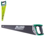 Ножівка по дереву з тефлоновим покриттям 450мм, гартований зуб 3D, комбінована ручка Alloid