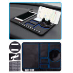 Килимок на панель авто Scratch Mat синій