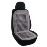 Накидка EL 100 659 / Масажер кругла косточка, велюр 41.5х89 сіра