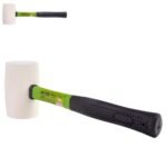 Alloid. Киянка гумова 450г, біла з ручкою із фібергласу