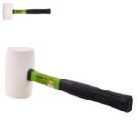 Alloid. Киянка гумова 680г, біла з ручкою із фібергласу