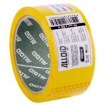 Скотч пакувальний 45мм х 60м, жовтий Alloid