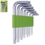 Набір ключів вигнутих TORX. 7 пр. T10 -T40 Alloid