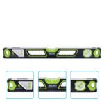 Alloid Pro. Рівень будівельний 60см, 3 капсули з магнітом та боковим вікном