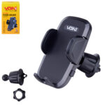 Тримач мобільного телефону VOIN UHV-2036BK (50-95мм) на дефлектор