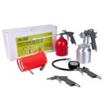 Пневматичний набір для фарбування Alloid 5 предметів з металевим бачком