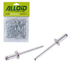 Заклепка алюмінієва 4,0 х 8,0мм, 50 шт Alloid