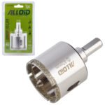 Свердло корончате алмазне по склу та кераміці 40мм з центрувальним свердлом Alloid