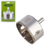 Свердло корончате алмазне по склу та кераміці 68мм з центрувальним свердлом Alloid