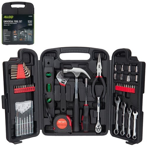 Набір інструментів Alloid NI-3053 53 предмети універсальний