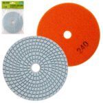 Круг алмазний шліфувальний на липучці 125 мм, зерно 240, Alloid