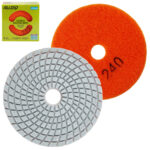 Круг алмазний шліфувальний на липучці 100 мм, зерно 240, Alloid