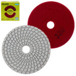 Круг алмазний шліфувальний на липучці 100 мм, зерно 320, Alloid