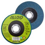 Круг пелюстковий торцевий цирконієвий 125 мм, зерно 120 Alloid, T27