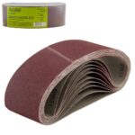 Стрічка шліфувальна нескінченна 75х533мм, зерно 100, 10шт Alloid