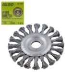 Щітка дископодібна "пучки крученого дроту" 125*22,23мм Alloid
