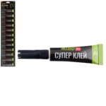 Клей ціаноакрилатний 3г ALLOID PRO мультікарта 12шт APG12