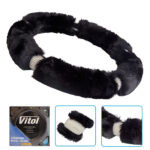 Чохол на кермо VLOD-24FA6 BK M чорний/БО