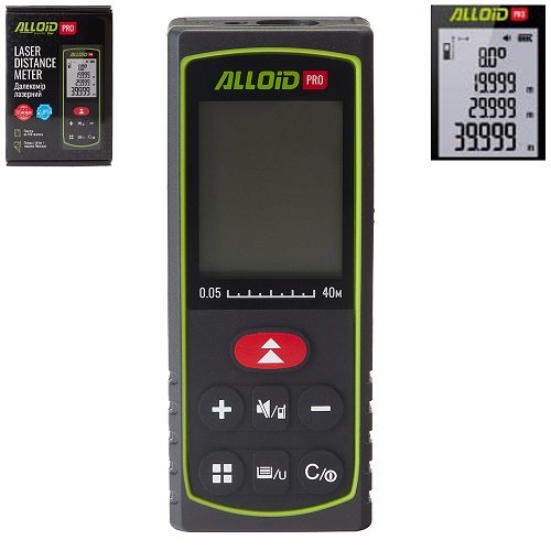 Лазерний далекомір Alloid Pro DM-11040 — точні вимірювання до 100 м