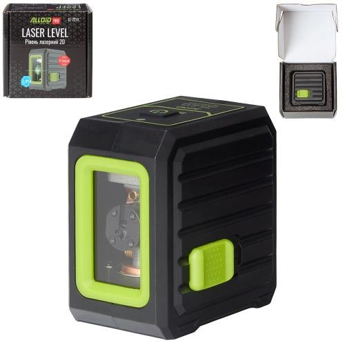 Лазерний рівень Alloid Pro LL-2218 2D — зелений промінь, самонівелювання, 120°