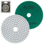 Alloid Pro. Круг алмазний шліфувальний на липучці 100 мм, зерно 1000