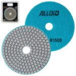 Alloid Pro. Круг алмазний шліфувальний на липучці 100 мм, зерно 1500