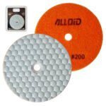 Alloid Pro. Круг алмазний шліфувальний на липучці HEXAGON 100 мм, зерно 200