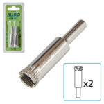 Alloid Base. Свердло корончате алмазне по склу та кераміці 12мм (2шт)