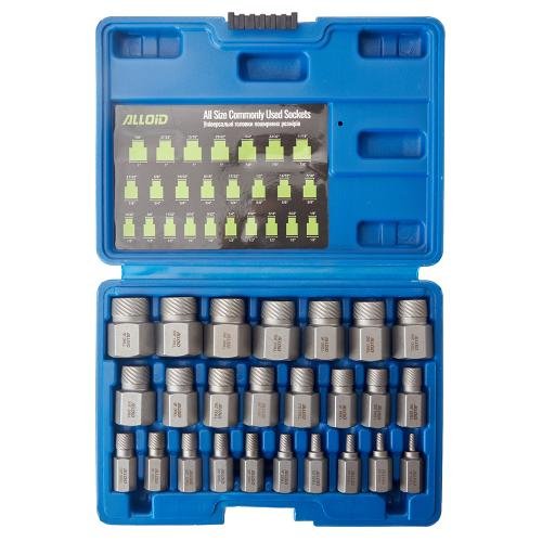 Набір екстракторів Alloid для зламаних болтів, 25 предметів