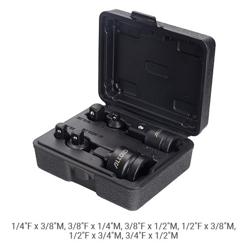 Набір ударних перехідників Alloid NPU-1412 (1/4"–3/4", 6 предметів)