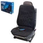 Масажна накидка на сидіння з підігрівом 12В/220В VMH-1509