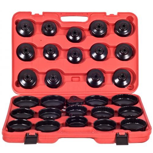 50789 Комплект чашок для зняття оливних фільтрів, 30 предм(НС-5026) Alloid - Зображення 1