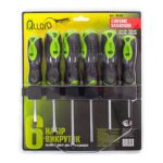 Набір викруток Alloid НО-6Б 6 шт шліц/хрест з тримачем
