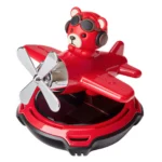 Ароматизатор на сонячній батареї Pilot Bear червоний — аромат білий чай