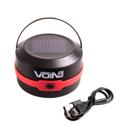 Ліхтар кемпінговий VOIN VL-53 3W, 1200 мАг, сонячна панель, складаний - Зображення 5
