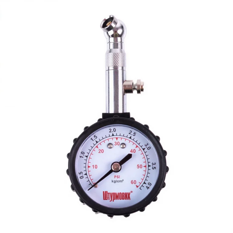 Манометр шинний Штурмовик AC-101 аналоговий 0–4,2 атм з кнопкою скидання тиску