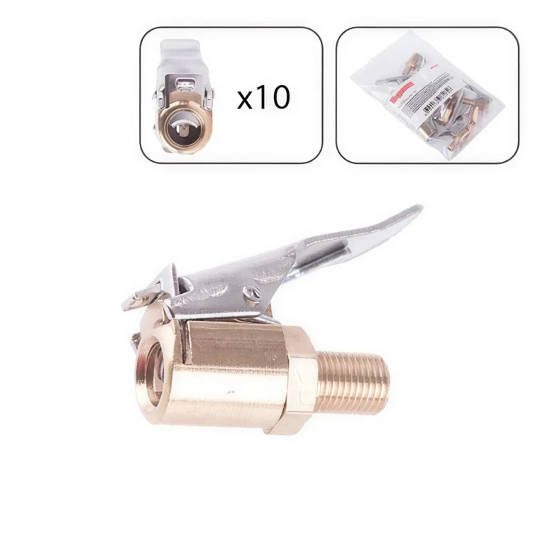 Наконечник швидкознімний латунний Штурмовик AC-118 для компресора автомобільних шин (набір 10 шт)