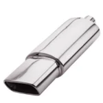 Прямоточний глушник Vitol НГ-0689 овальний з нержавіючої сталі